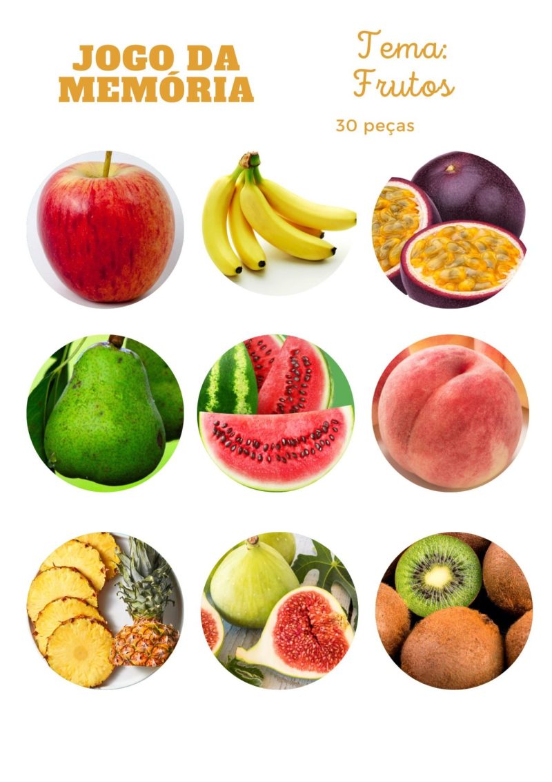 Jogo da Memória Frutos PDF