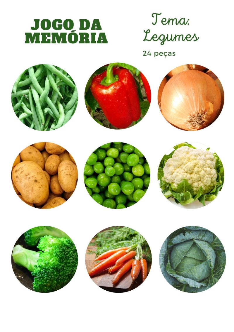 Jogo da Memória Legumes PDF