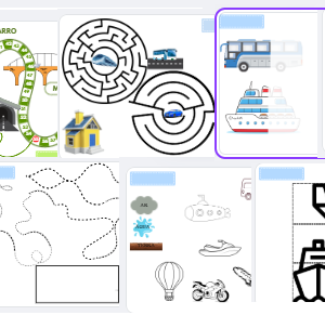 10 Atividades - Meios de Transporte PDF